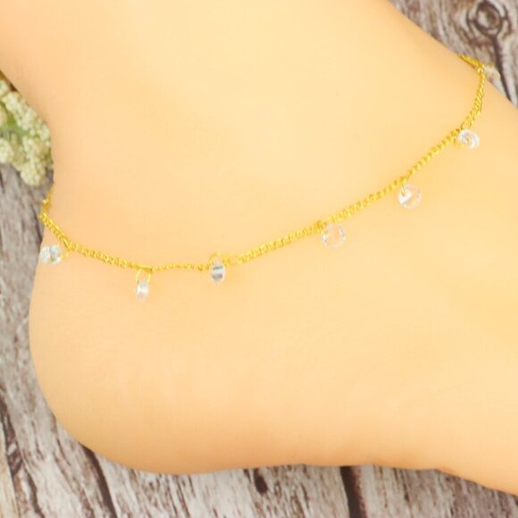 Dainty Anklet for Women – Elegant Everyday Jewelry & Perfect Gift | MLCRC1001 - Picture 4 of 10